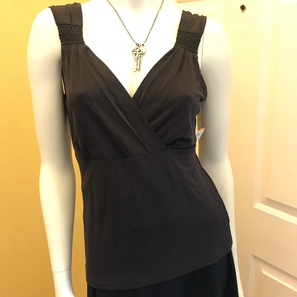 NWT Brown Tank by Nine West Size: Small
